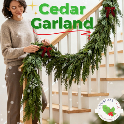 6ft Artificial Cedar Garlands