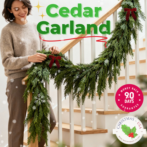 6ft Artificial Cedar Garlands