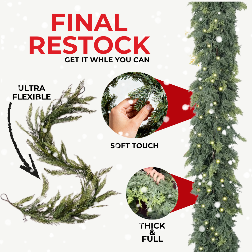 6ft Artificial Cedar Garlands